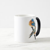 Bluebird Couple Watercolor Art Verwandlungstasse (VorderseiteRechts)