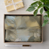 Bluebird Cream White Blume Malerei Decoupage Seidenpapier (Geschenk)