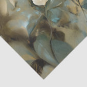 Bluebird Cream White Blume Malerei Decoupage Seidenpapier (Ausschnitt)