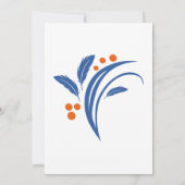 Bluebird Dankeskarte (Rückseite)