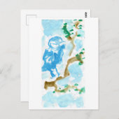 Bluebird des Glücks nach Karte (Vorne/Hinten)