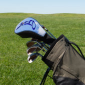 Bluebird Elegant Monogram Anfangsbuchstabe B Perso Golf Headcover (In SItu)