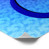 Bluebird Elegant Monogram Initial C Poster (Ecke)