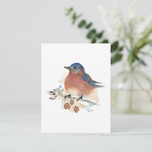 Bluebird-Farbblankkarte (Stehend Vorderseite)