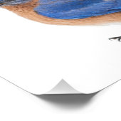 Bluebird Fotodruck (Ecke)