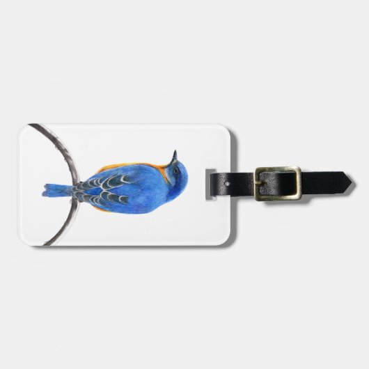 Bluebird Gepäckanhänger (Vorderseite horizontal)