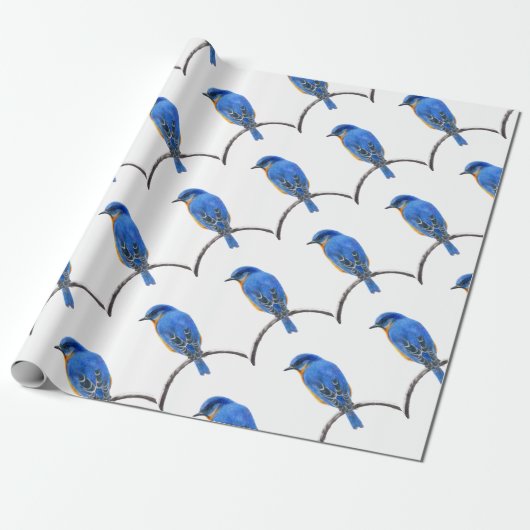 Bluebird Geschenkpapier (Ungerollt)