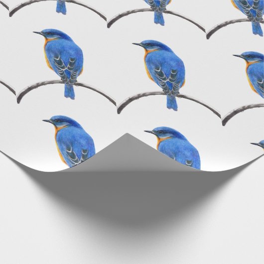 Bluebird Geschenkpapier (Ecke)