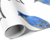 Bluebird Geschenkpapier (Rolleneckpunkt)
