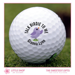 Bluebird: Grün Mit Monogramm machen Golfball