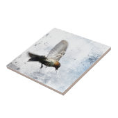 Bluebird Grunge Fliese (Seite)