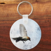Bluebird Grunge Schlüsselanhänger (Vorderseite)