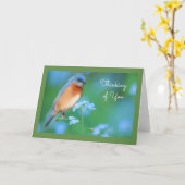 Bluebird Grußkarte Karte (Gelbe Blume)