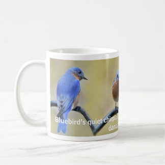 Bluebird Haiku Tasse