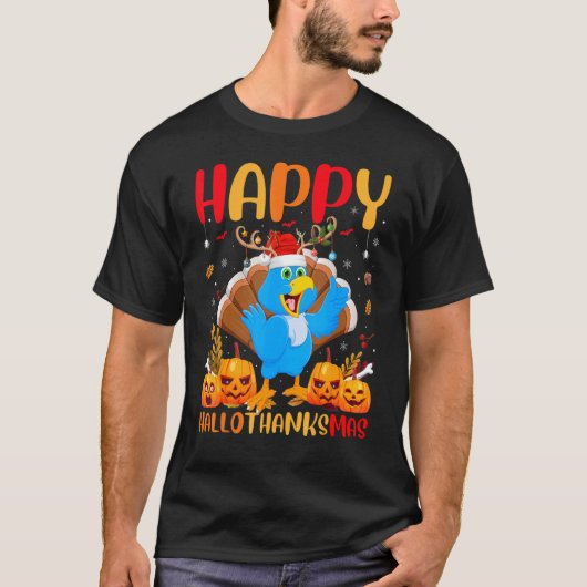 Bluebird Happy Bluebird Hellothanksmas T-Shirt (Vorderseite)