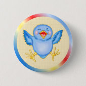 Bluebird Happy Button (Vorderseite)