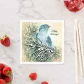 Bluebird Holiday Cocktail Napkin Serviette (Beispiel)