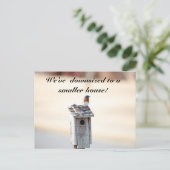 Bluebird House - Funny Change Address Postcard Postkarte (Stehend Vorderseite)