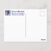 Bluebird Ich wollte auf Sing Rumi Quote Fotografy Postkarte (Rückseite)