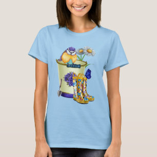 Bluebird im Garten, T-Shirt