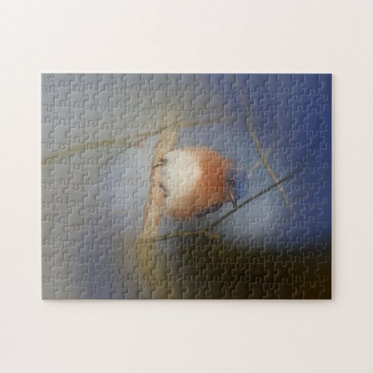 Bluebird im Winter Puzzle (Horizontal)