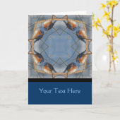 Bluebird Kaleidoskop Naturofotokarte Karte (Gelbe Blume)