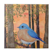 Bluebird Keramik Tile, klein (4,25" x 4,25") Fliese (Vorderseite)