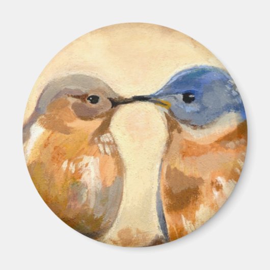 Bluebird Kiss Magnet (Vorne)