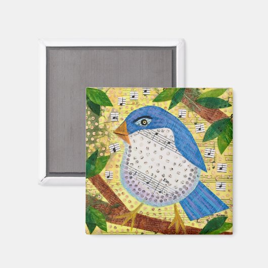Bluebird Magnet (Vorderseite/Rückseite)
