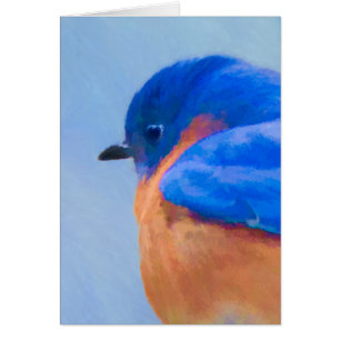 Bluebird-Malerei - Original Bird Art
