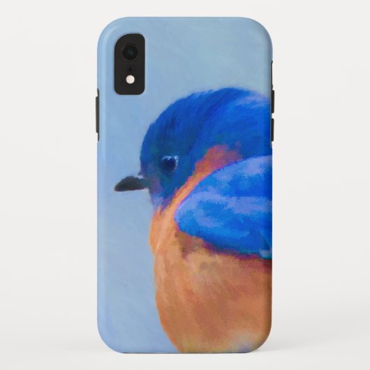 Bluebird-Malerei - Original Bird Art Case-Mate iPhone Hülle (Rückseite)