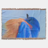 Bluebird-Malerei - Original Bird Art Decke (Vorderseite)