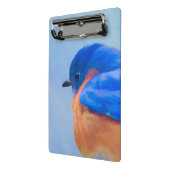 Bluebird-Malerei - Original Bird Art Mini Klemmbrett (Gewinkelt2)