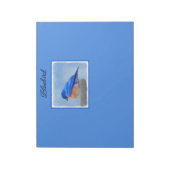 Bluebird-Malerei - Original Bird Art Notizblock (Rotiert)