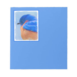 Bluebird-Malerei - Original Bird Art Notizblock