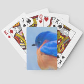 Bluebird-Malerei - Original Bird Art Spielkarten (Rückseite)