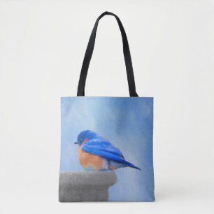 Bluebird-Malerei - Original Bird Art Tasche