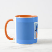 Bluebird-Malerei - Original Bird Art Tasse (Links)