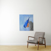 Bluebird-Malerei - Original Bird Art Wandteppich (Beispiel)