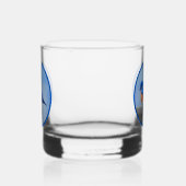 Bluebird-Malerei - Original Bird Art Whiskyglas (Rechts)