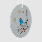 Bluebird & Mama Ornament (Vorderseite)