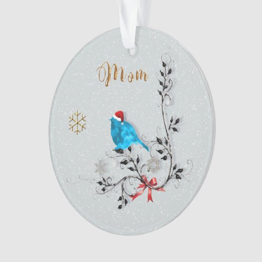 Bluebird & Mama Ornament (Vorderseite)