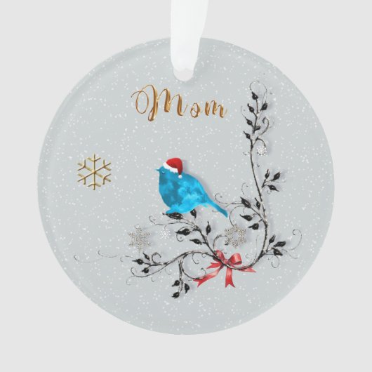 Bluebird & Mama Ornament (Vorderseite)