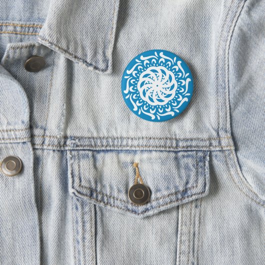 Bluebird Mandala Button (Beispiel)