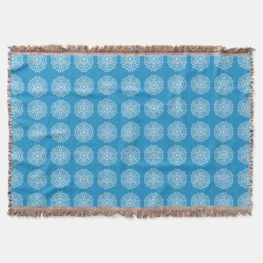 Bluebird Mandala Decke (Vorderseite)