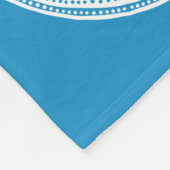 Bluebird Mandala Fleecedecke (Ecke)