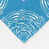 Bluebird Mandala Fleecedecke (Ecke)