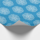 Bluebird Mandala Geschenkpapier (Ecke)