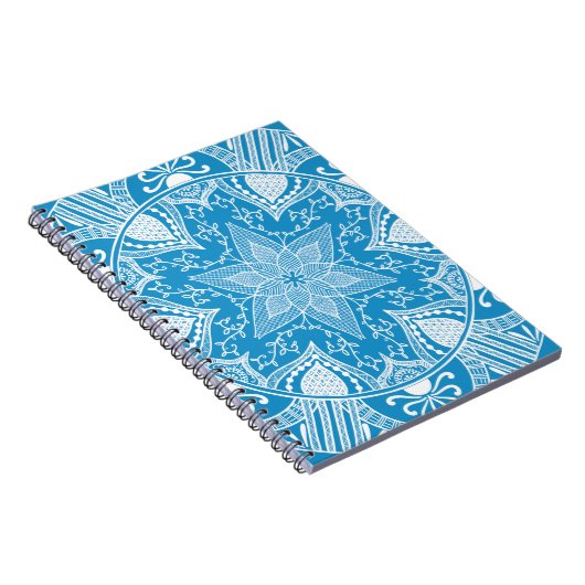 Bluebird Mandala Notizblock (Rechte Seite)