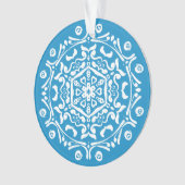 Bluebird Mandala Ornament (Vorderseite)